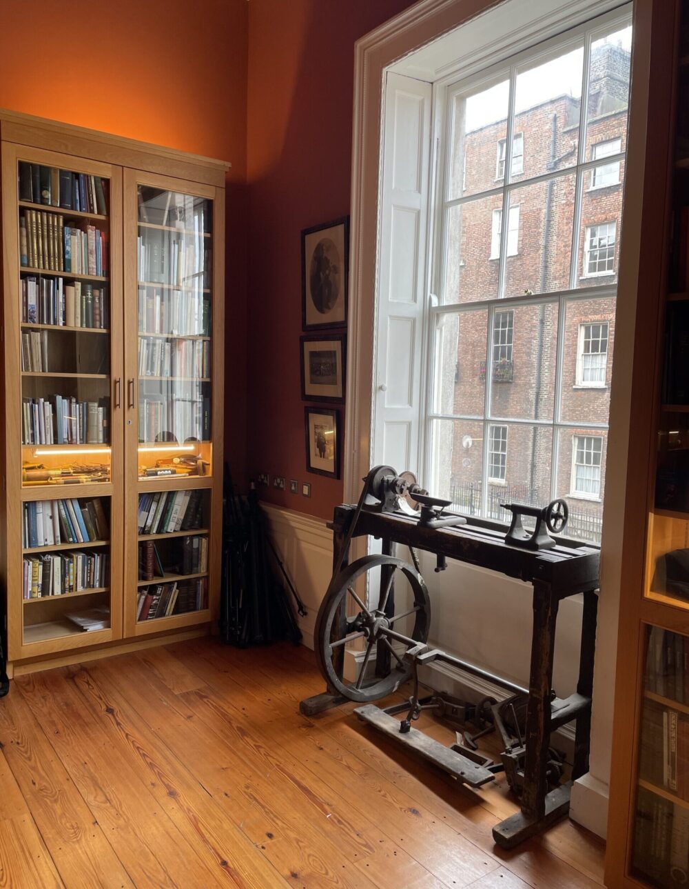Photo taken inside the NPU Library at Henrietta Street HQ