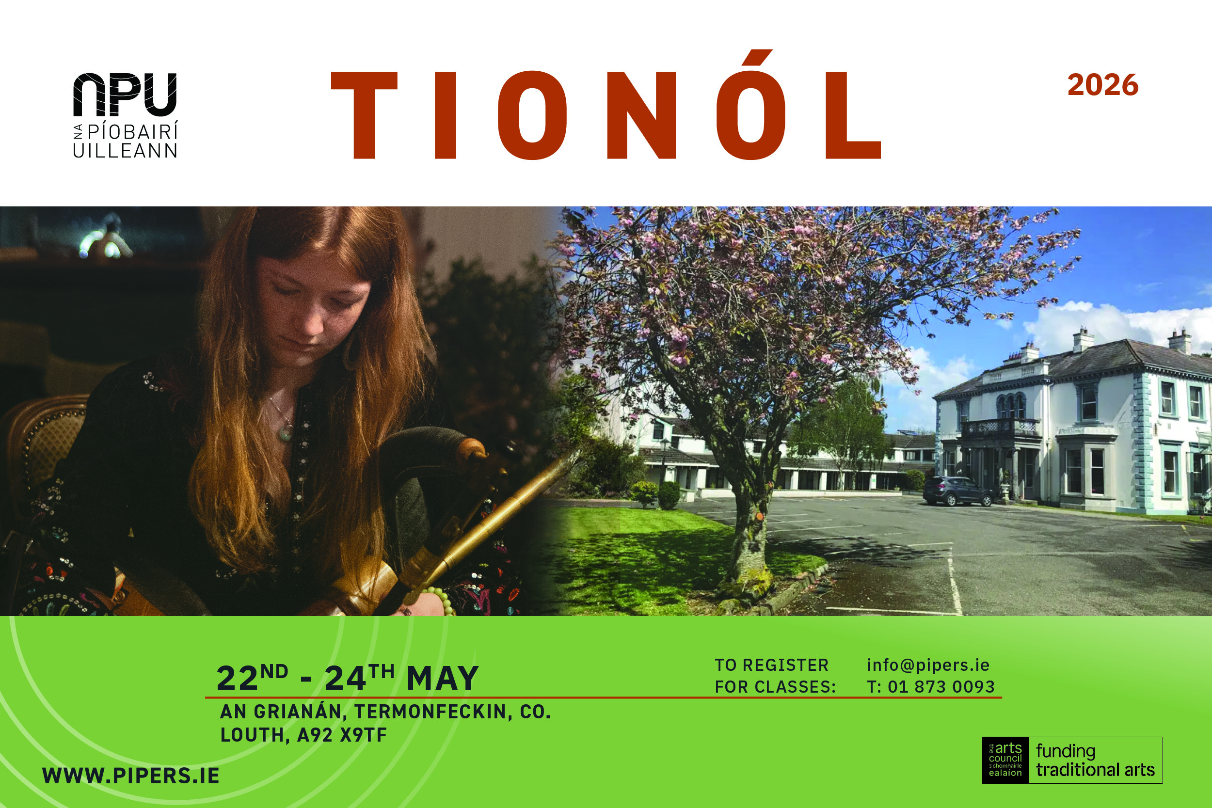 Tionól Event Listing