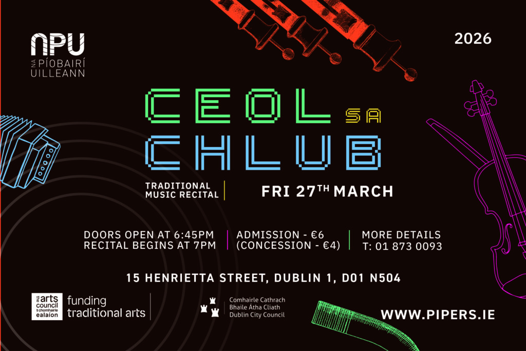 260327 Ceol sa Chlub Event Listing Website Journal of Music Banner