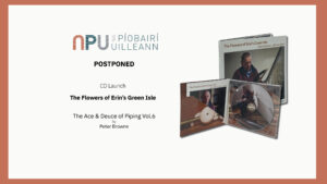 Peter Browne Launch Event Listing postponed