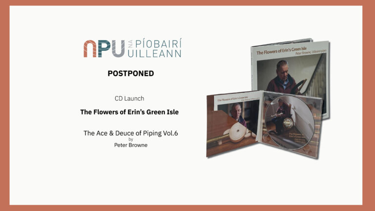 Peter Browne Launch Event Listing postponed